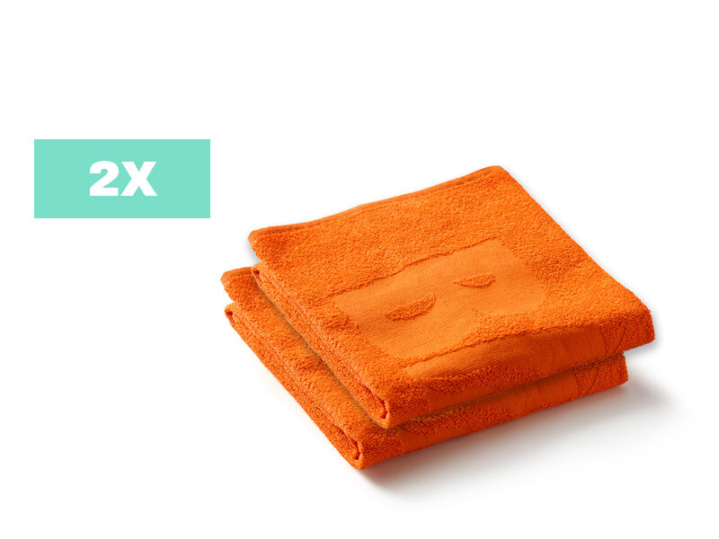 Oranje Handdoek Bundel - 2 stuks image number 0